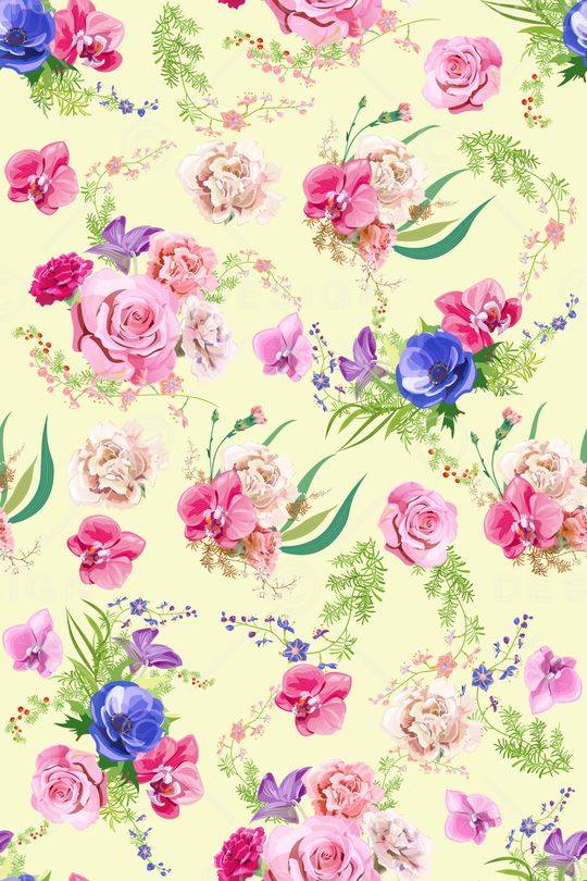 小碎花印花华亿平台图片