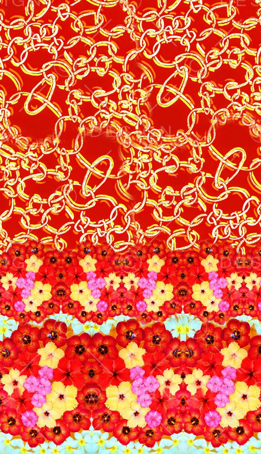 线条印花华亿平台图片