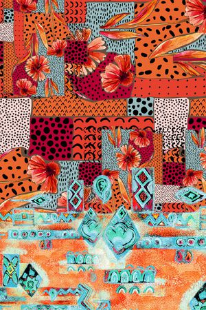 定位花印花华亿平台图片