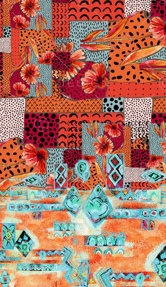 定位花印花华亿平台图片