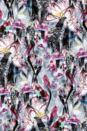 荷花印花华亿平台图片