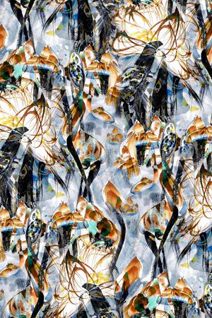 荷花印花华亿平台图片