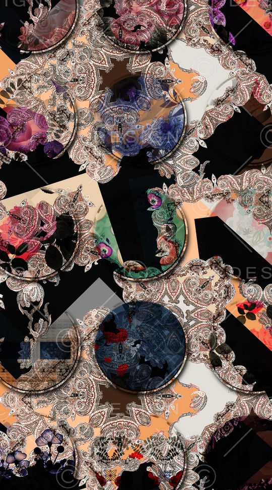 大牌风印花华亿平台图片