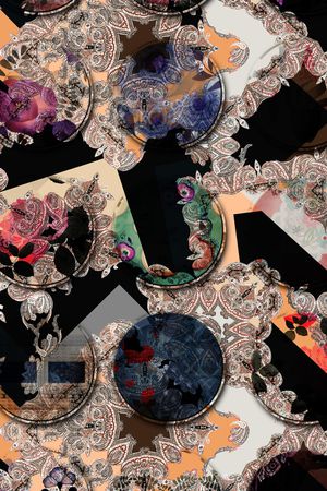 大牌风印花华亿平台图片