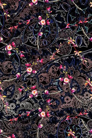 大牌风印花华亿平台图片