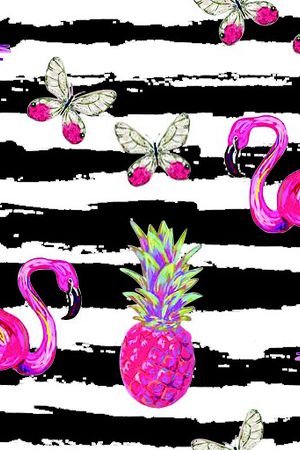 卡通动物印花华亿平台图片