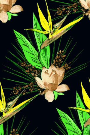 凤尾花印花华亿平台图片