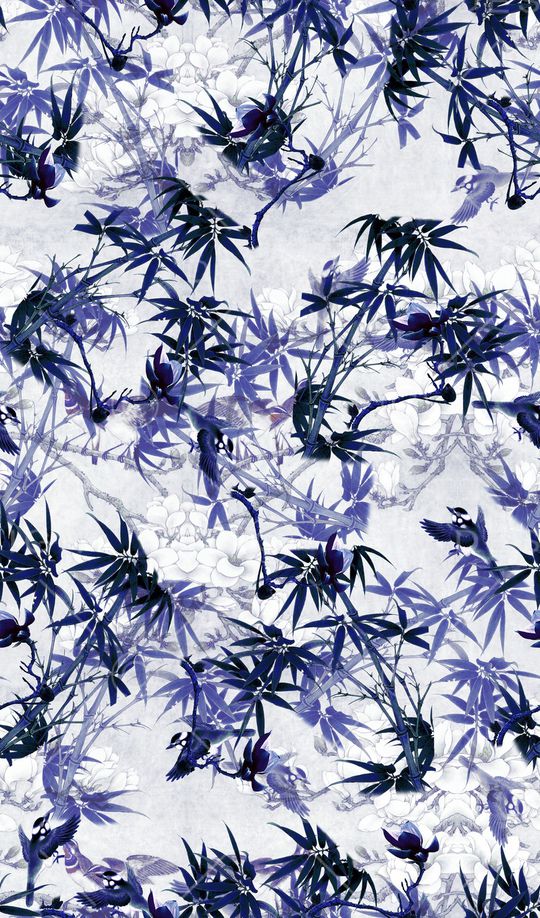 花鸟印花华亿平台图片