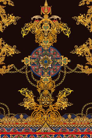 大牌风印花华亿平台图片