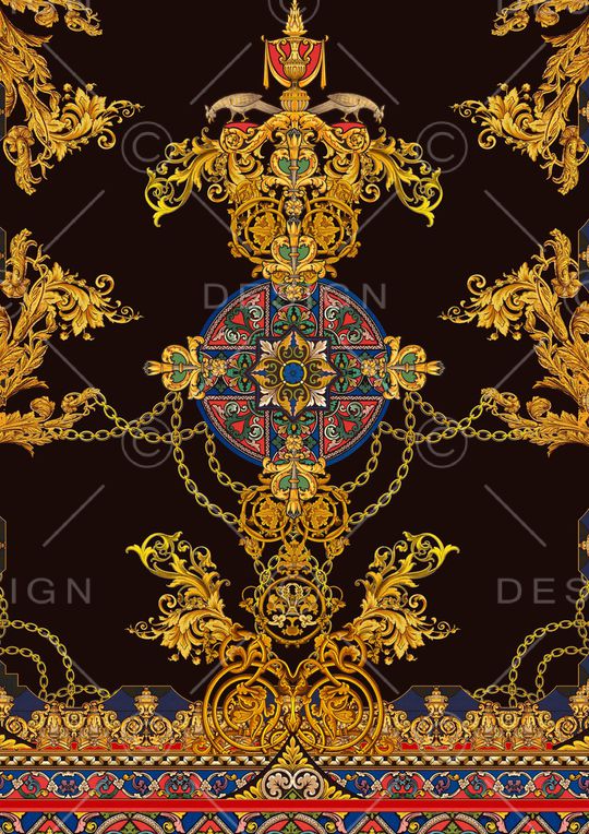 大牌风印花华亿平台图片