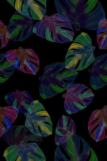 棕榈树印花华亿平台图片