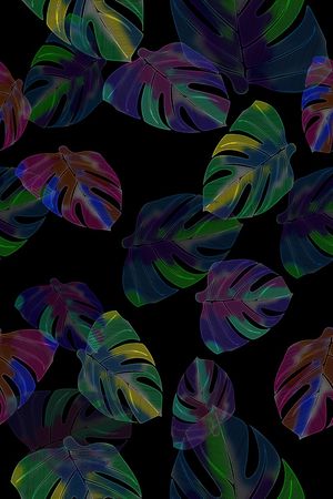 棕榈树印花华亿平台图片