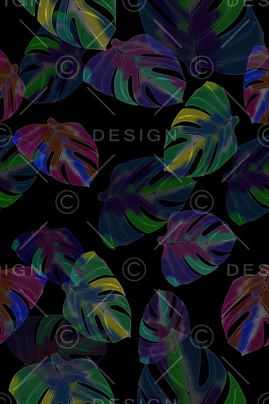 棕榈树印花华亿平台图片