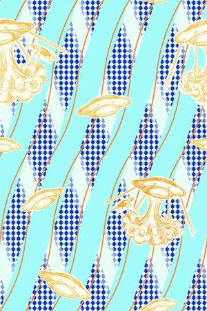 条格印花华亿平台图片