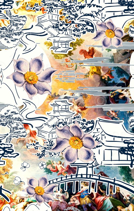 定位花印花华亿平台图片