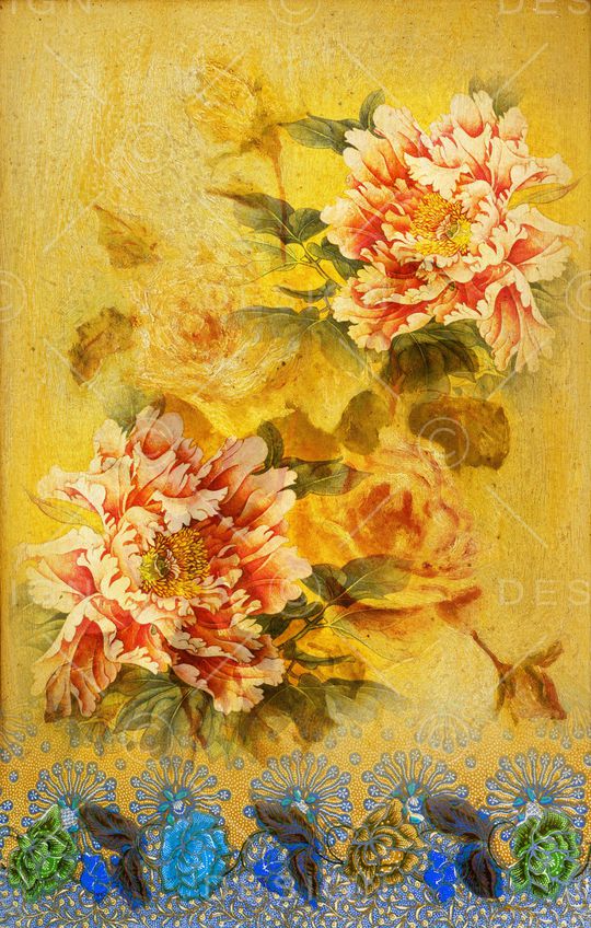 定位花印花华亿平台图片