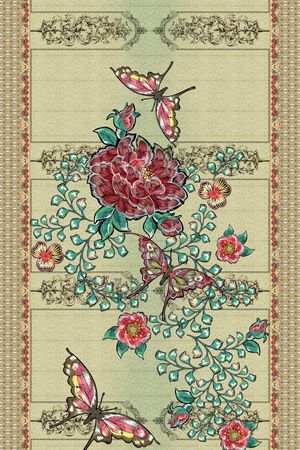 波西米亚印花华亿平台图片