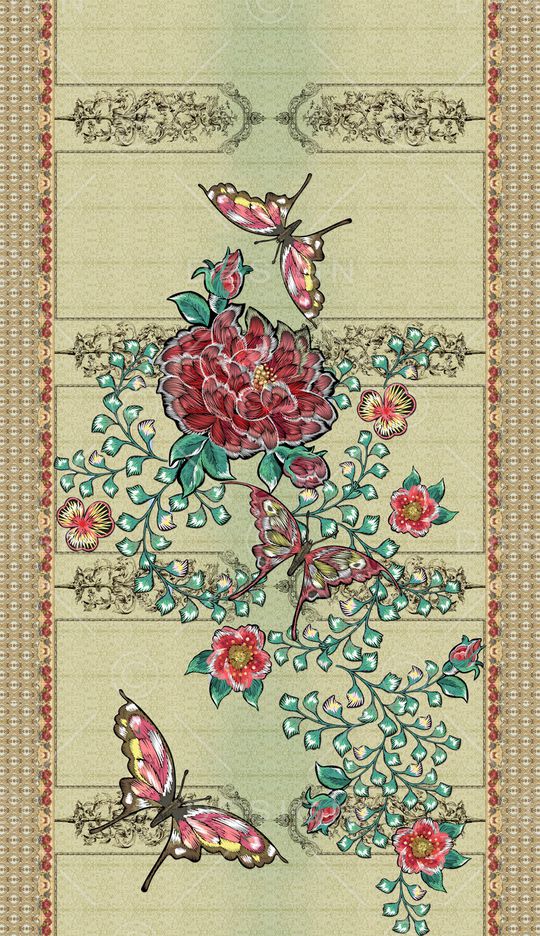 波西米亚印花华亿平台图片