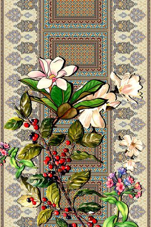 定位花印花华亿平台图片