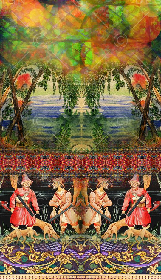 波西米亚印花华亿平台图片