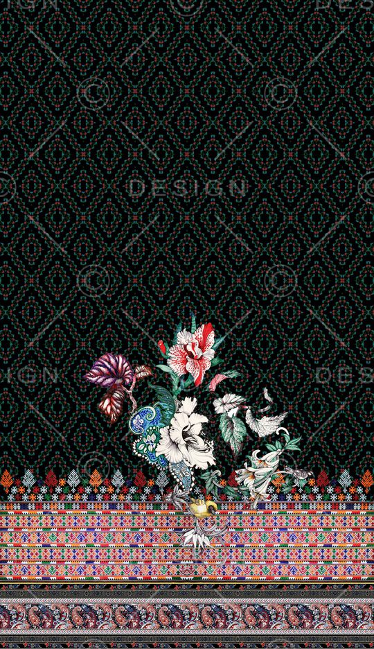 波西米亚印花华亿平台图片