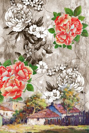 定位花印花华亿平台图片