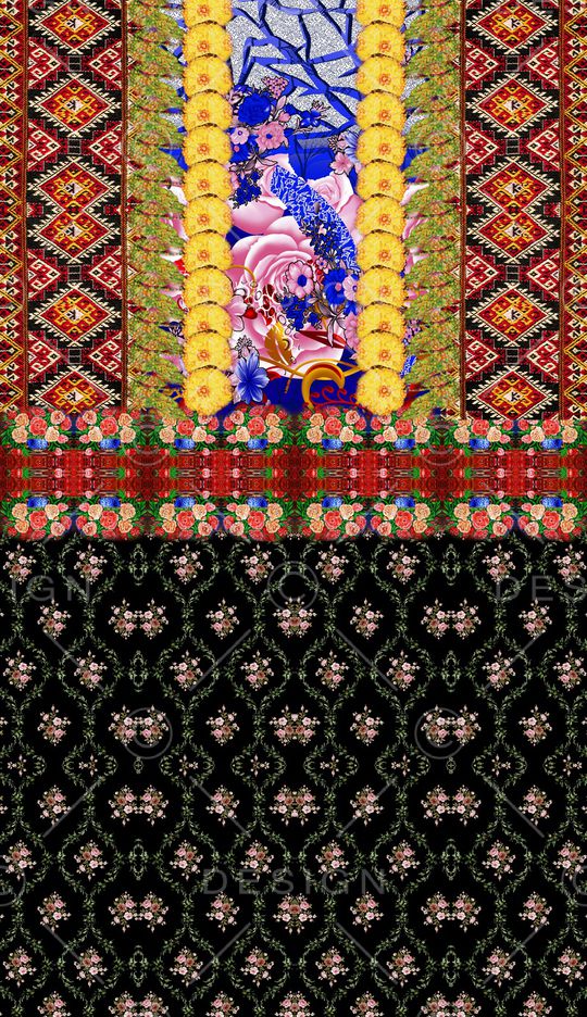 波西米亚印花华亿平台图片