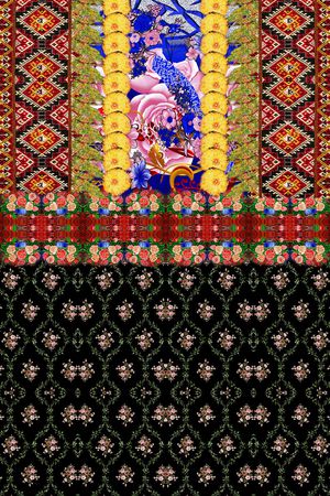 波西米亚印花华亿平台图片