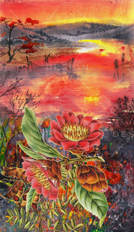 定位花印花华亿平台图片