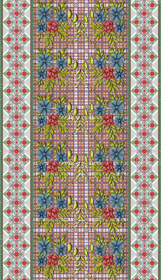 波西米亚印花华亿平台图片