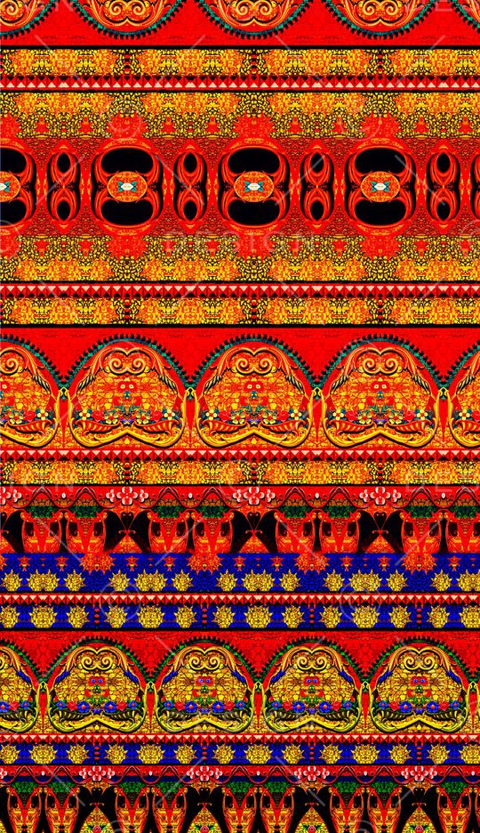 波西米亚印花华亿平台图片