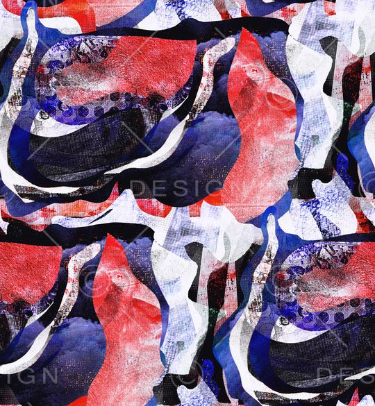 抽象印花华亿平台图片