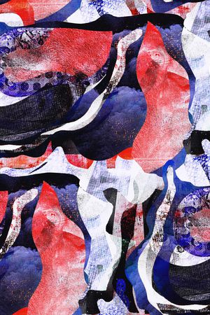 抽象印花华亿平台图片