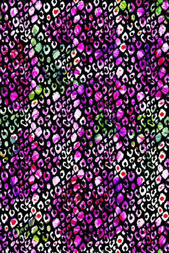 豹纹印花华亿平台图片