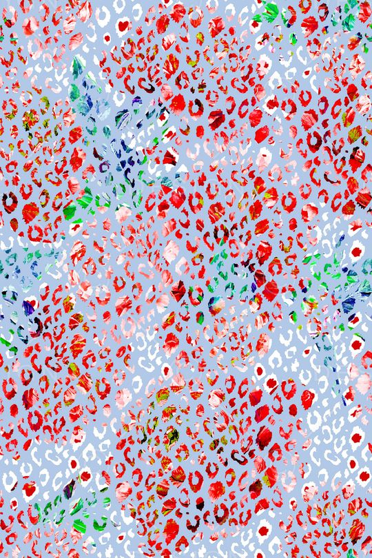 豹纹印花华亿平台图片