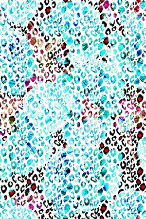 豹纹印花华亿平台图片