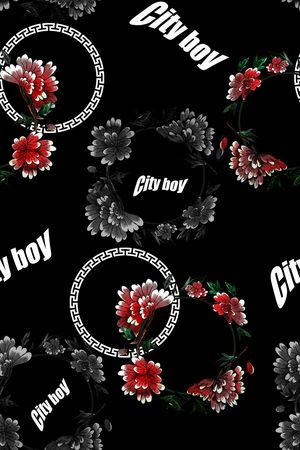 大牌风印花华亿平台图片