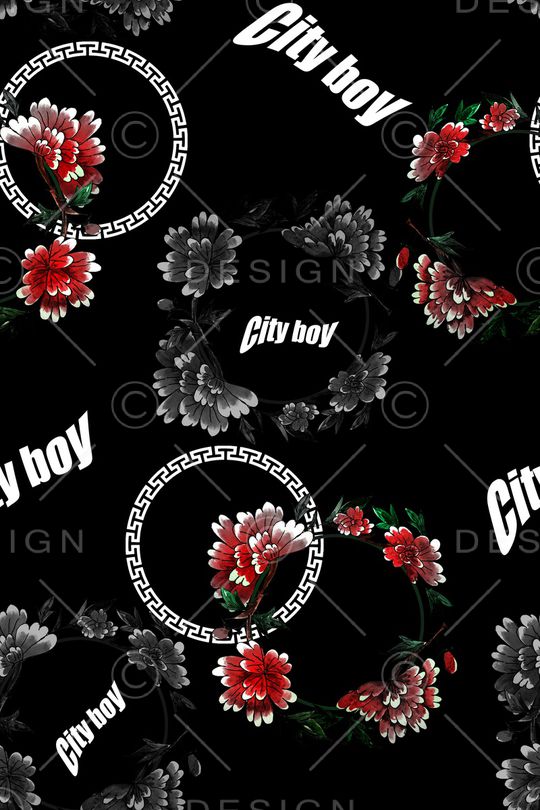 大牌风印花华亿平台图片