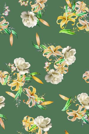 绿植树叶印花华亿平台图片