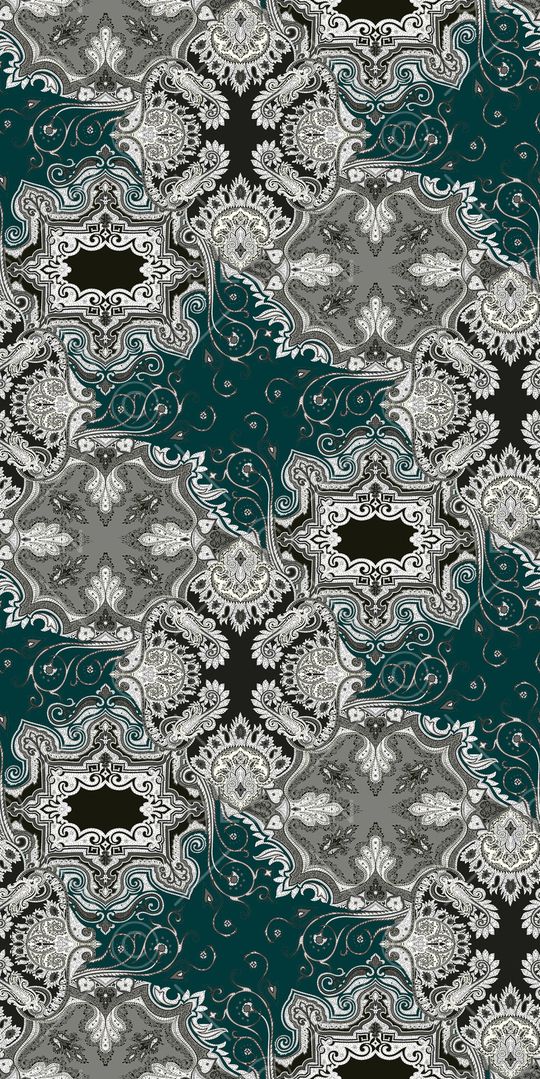 佩斯利印花华亿平台图片