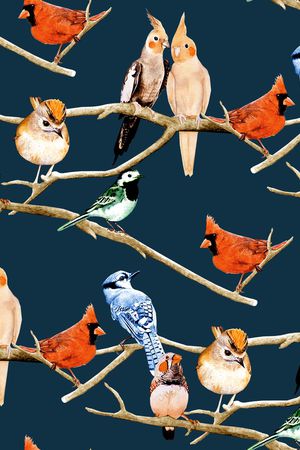 树枝印花华亿平台图片