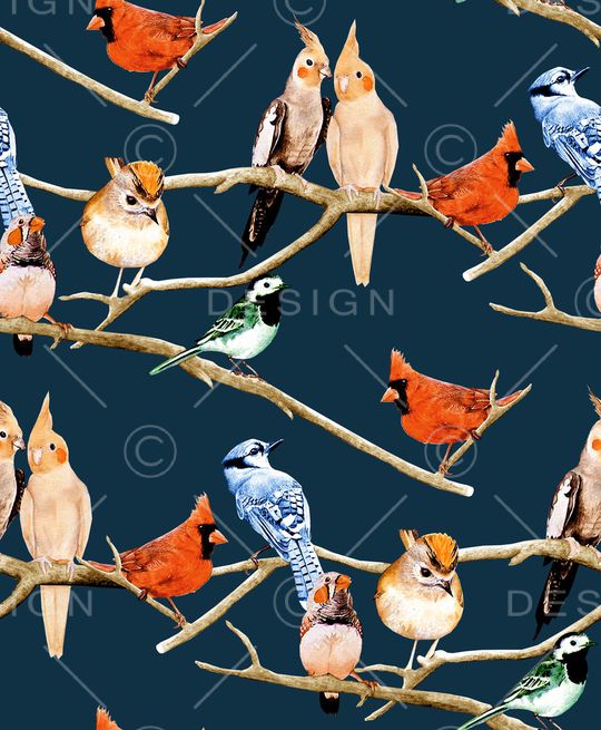 树枝印花华亿平台图片