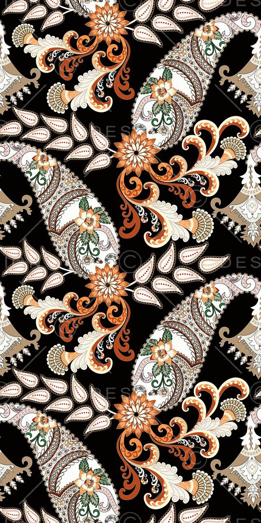 佩斯利印花华亿平台图片