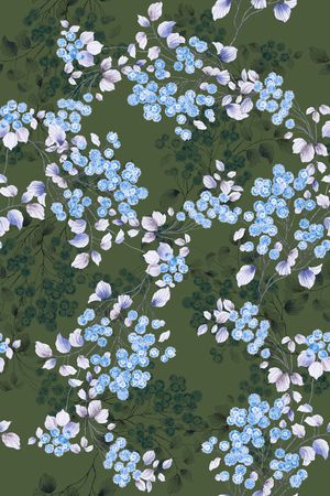 满版散花印花华亿平台图片