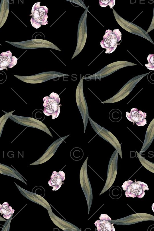 满版散花印花华亿平台图片