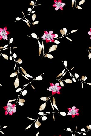 满版散花印花华亿平台图片