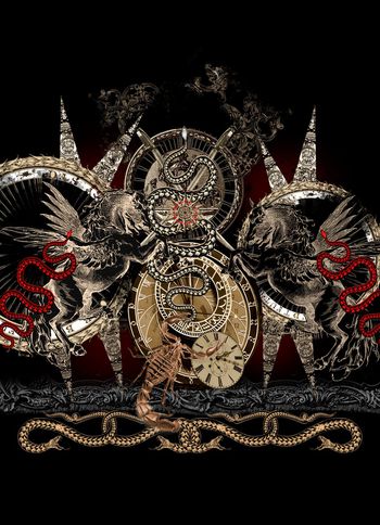 抽象印花华亿平台图片