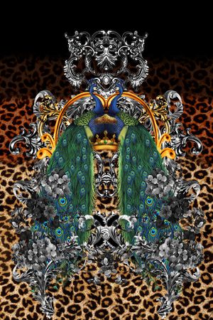 抽象印花华亿平台图片