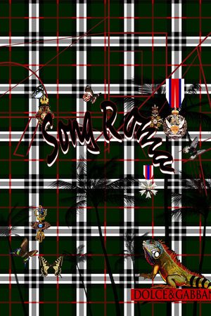 几何花卉印花华亿平台图片