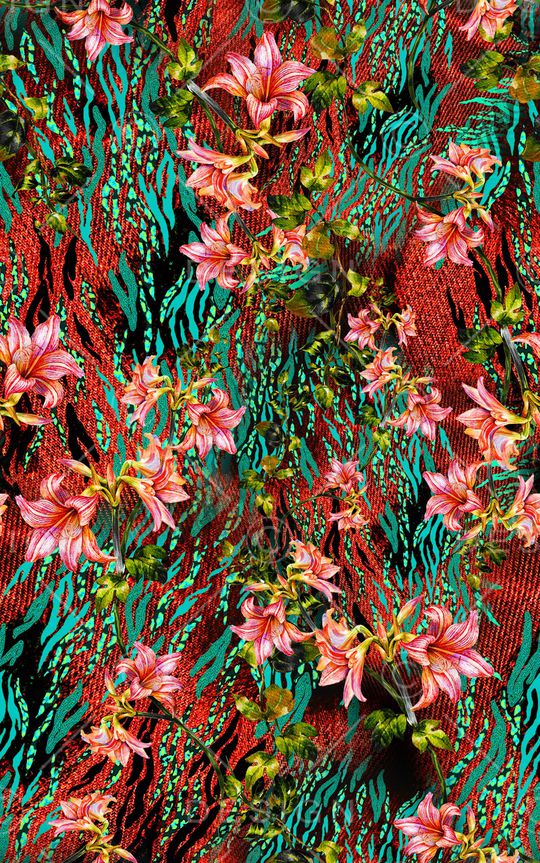 抽象印花华亿平台图片